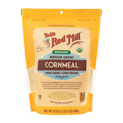 Organic Medium Cornmeal 4/24oz